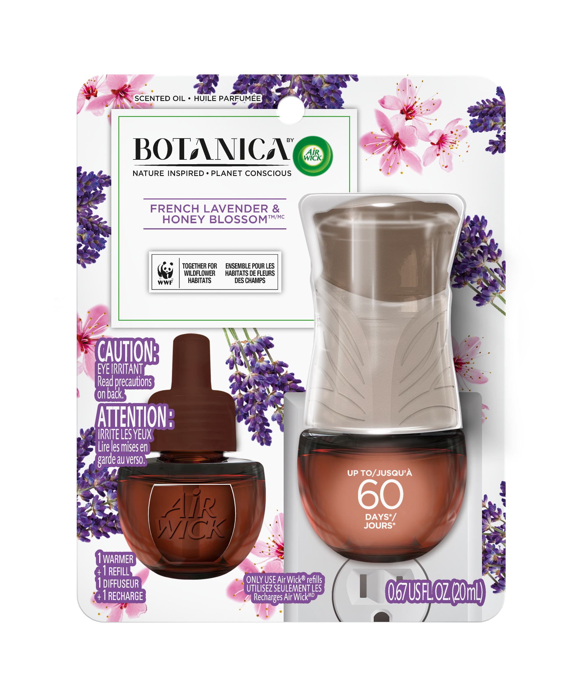 AIR WICK® Botanica Scented Oil - French Lavender & Honey Blossom - Kit (Canada) (Discontinued)
